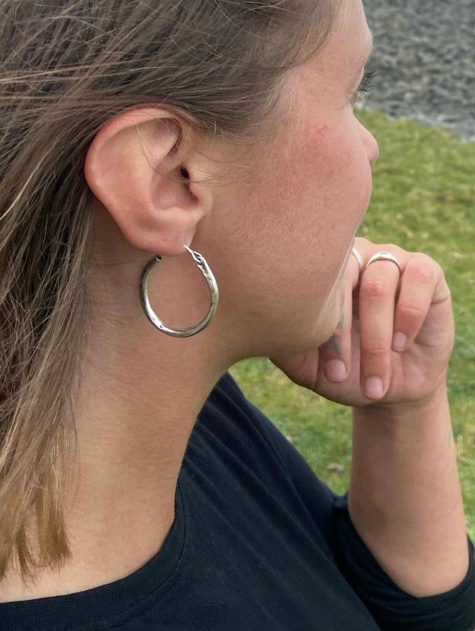 Rock Hoops ~ Medium