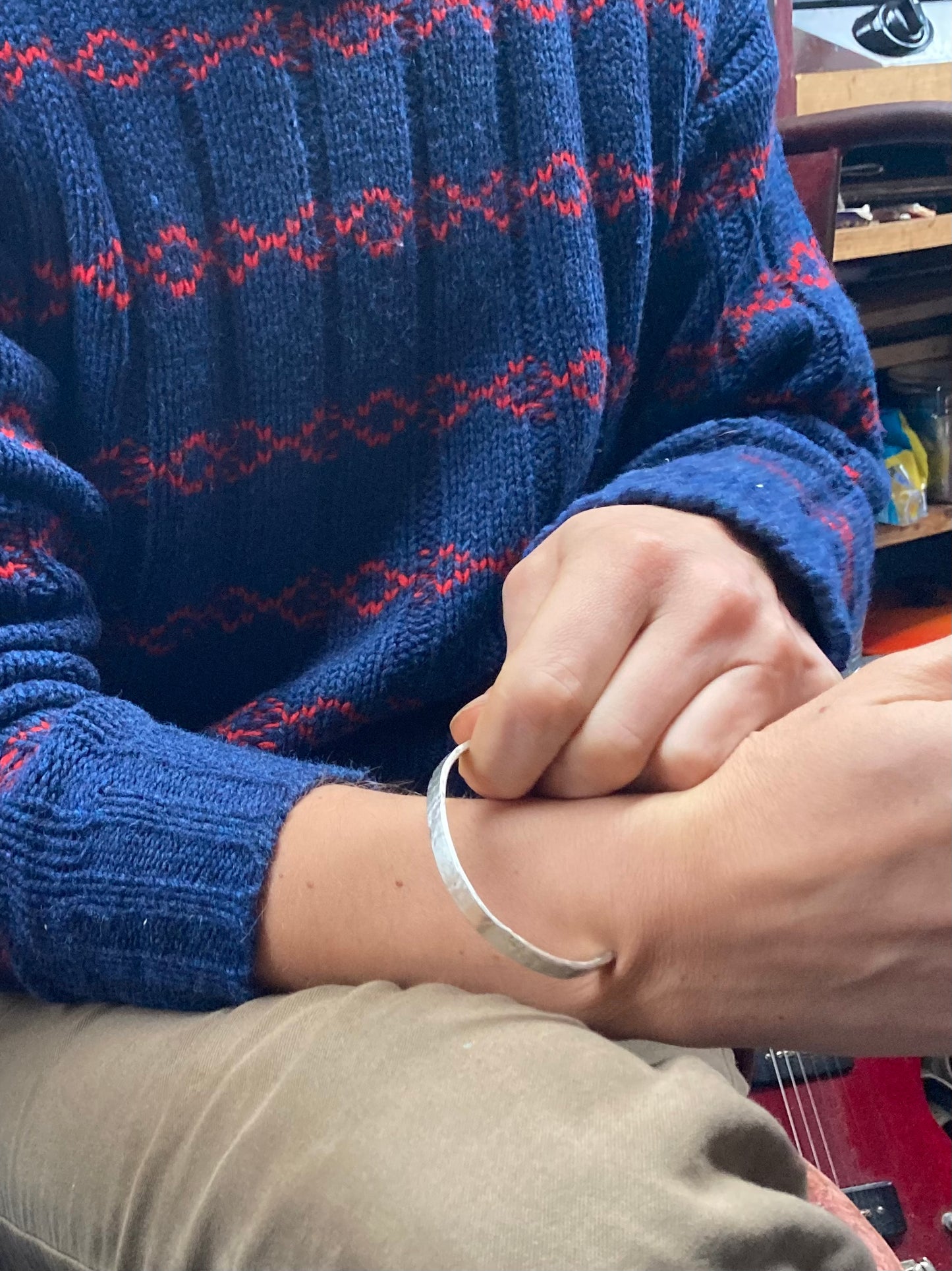 Rock Cuff Bracelet