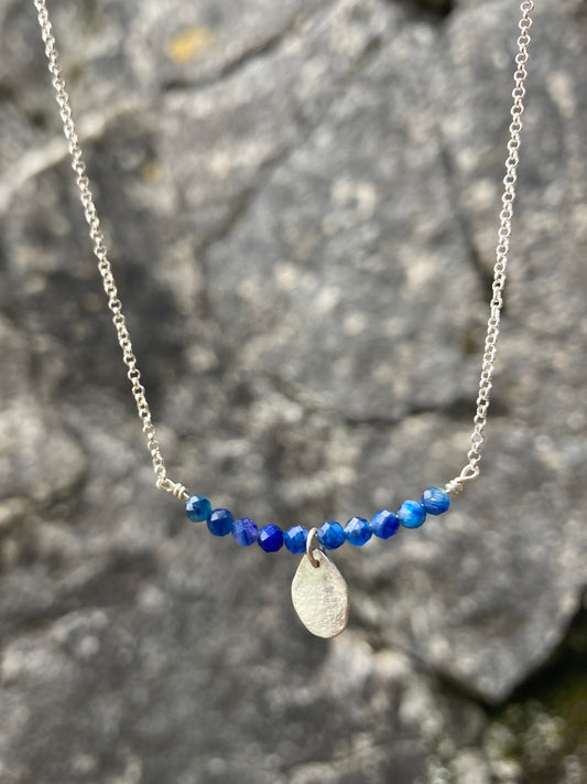 Lapis Pebble Necklace