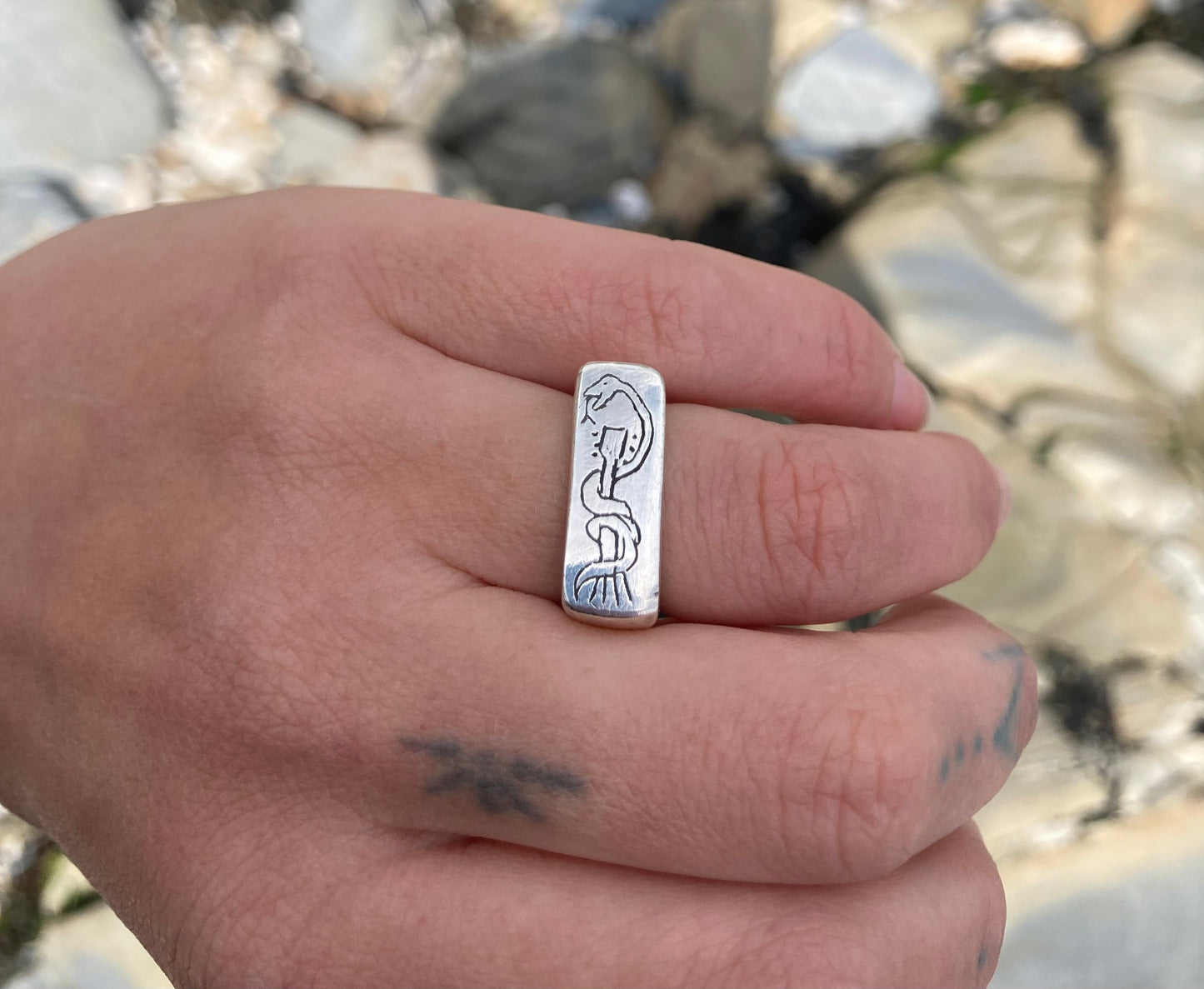 Serpent Guitar Ring