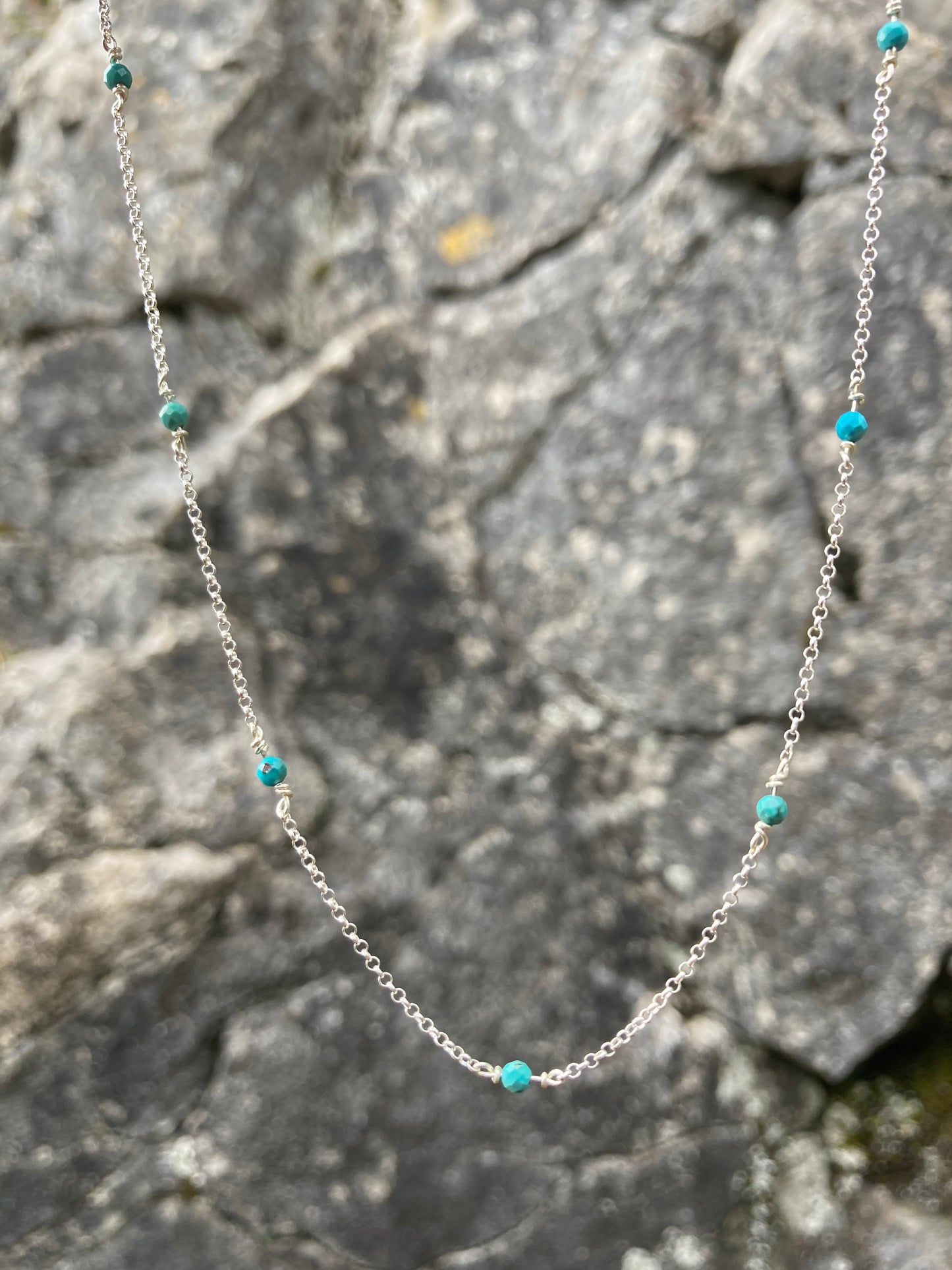 Turquoise Drop Necklace