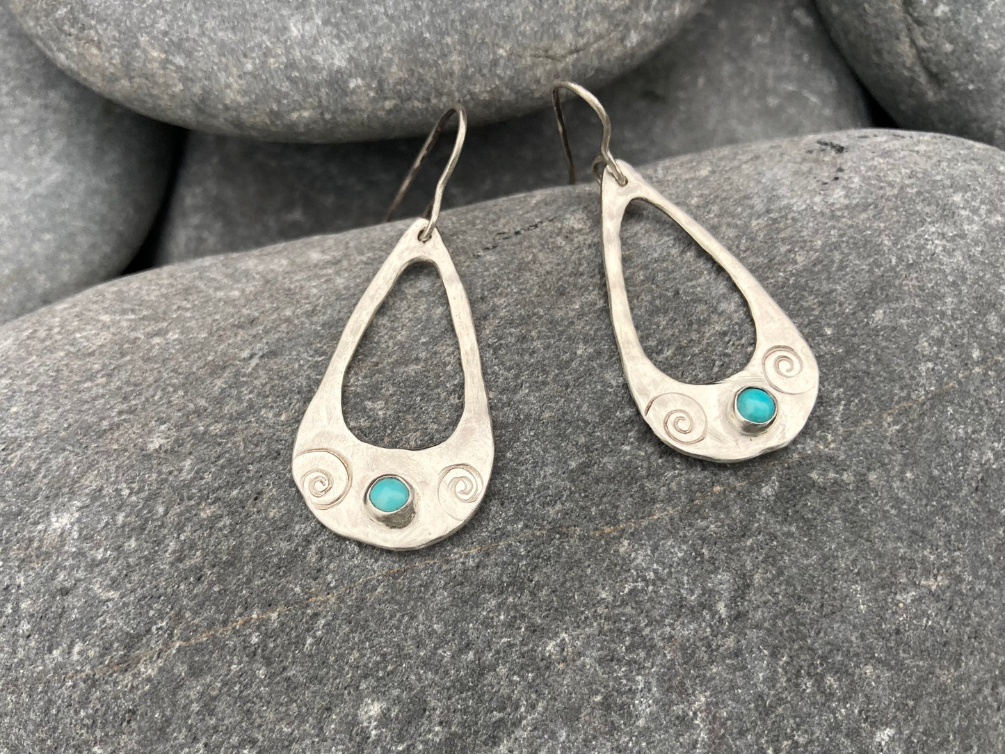 Turquoise Twist Treasure Earrings