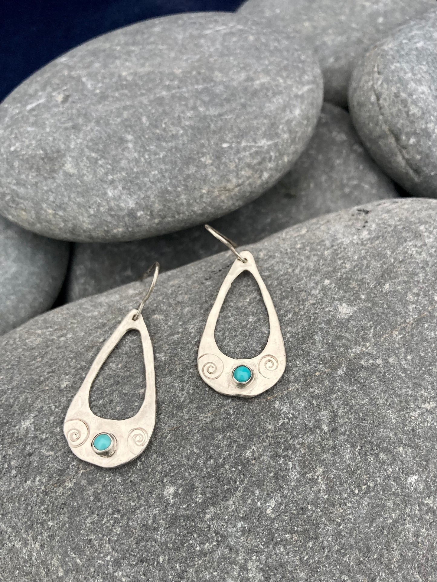 Turquoise Twist Treasure Earrings