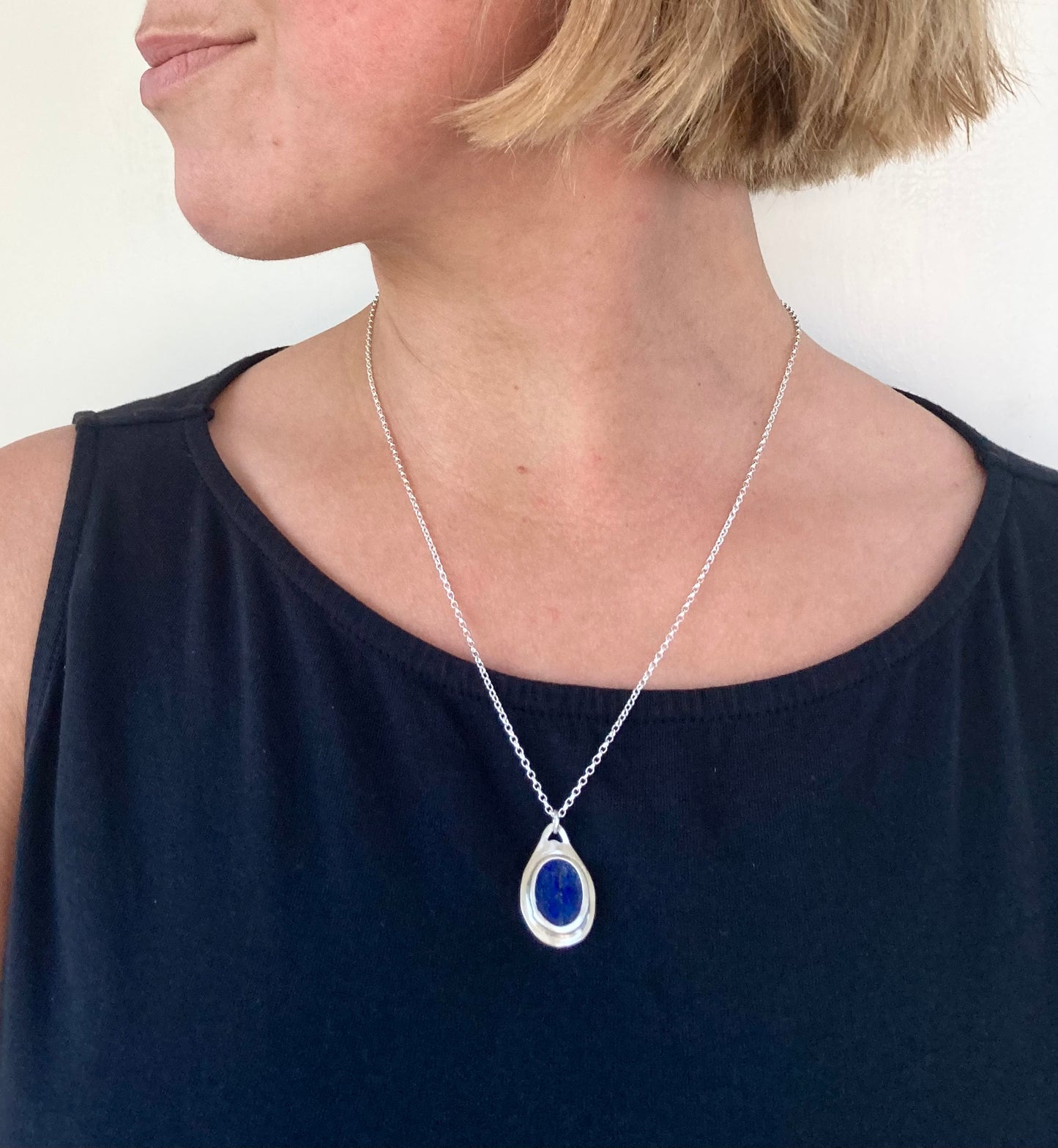 Lapis Lazuli Klimt Necklace