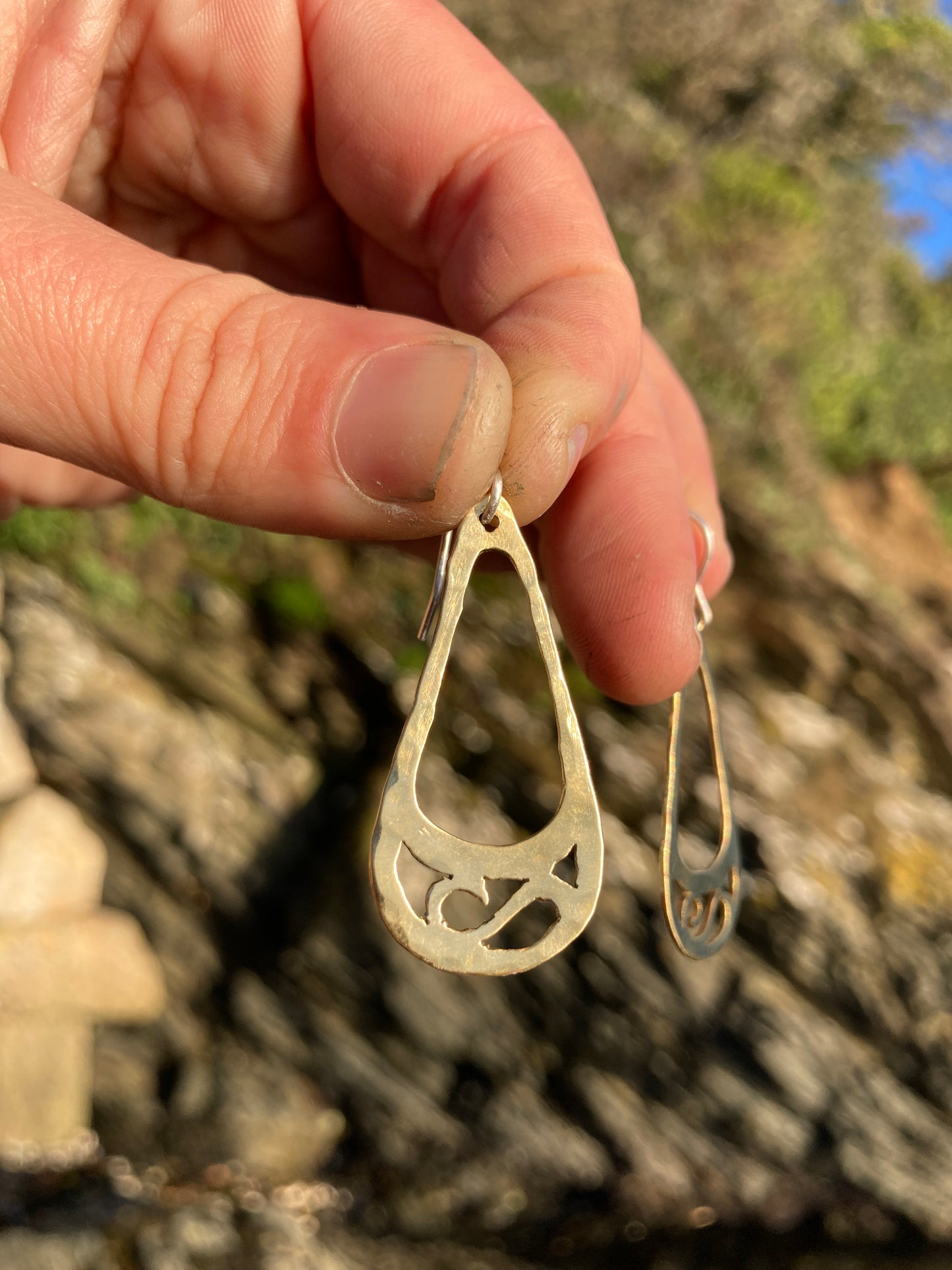 Brass Treasure Earrings