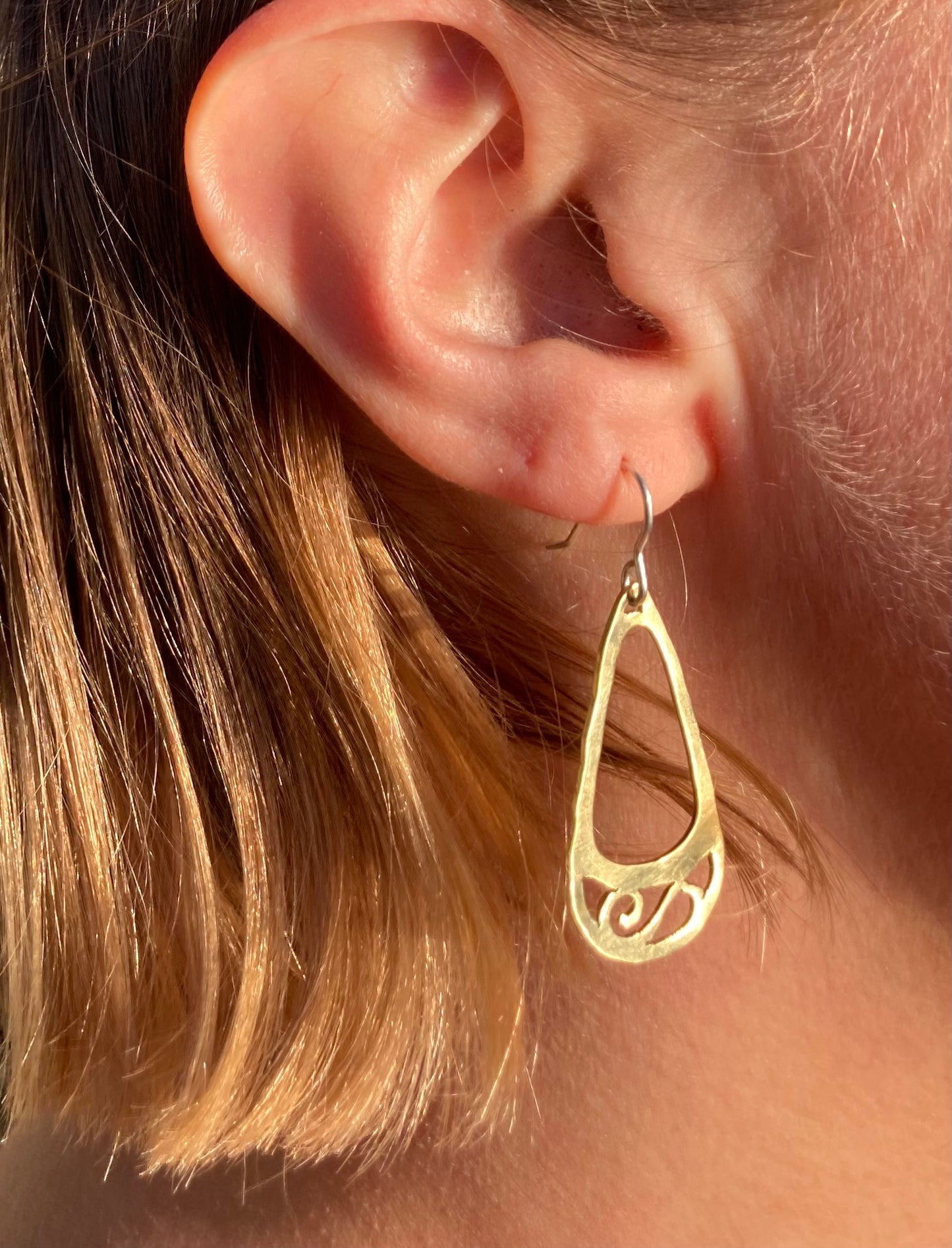 Brass Treasure Earrings