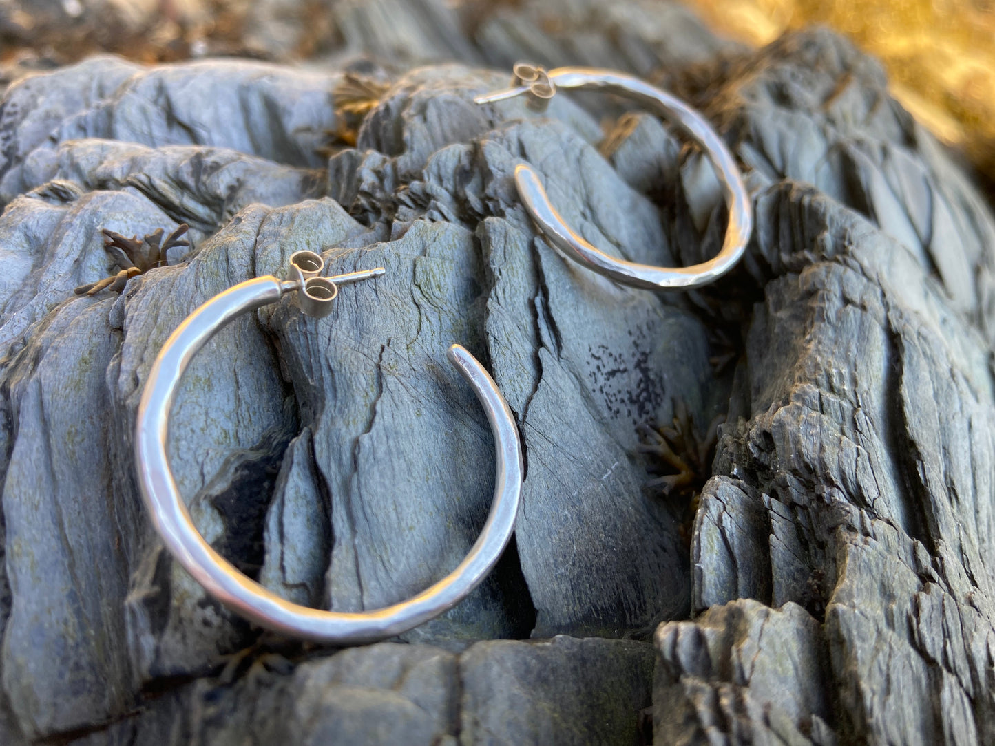 Large Hammered Hoops