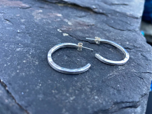 Dalr Hammered Hoops - Large