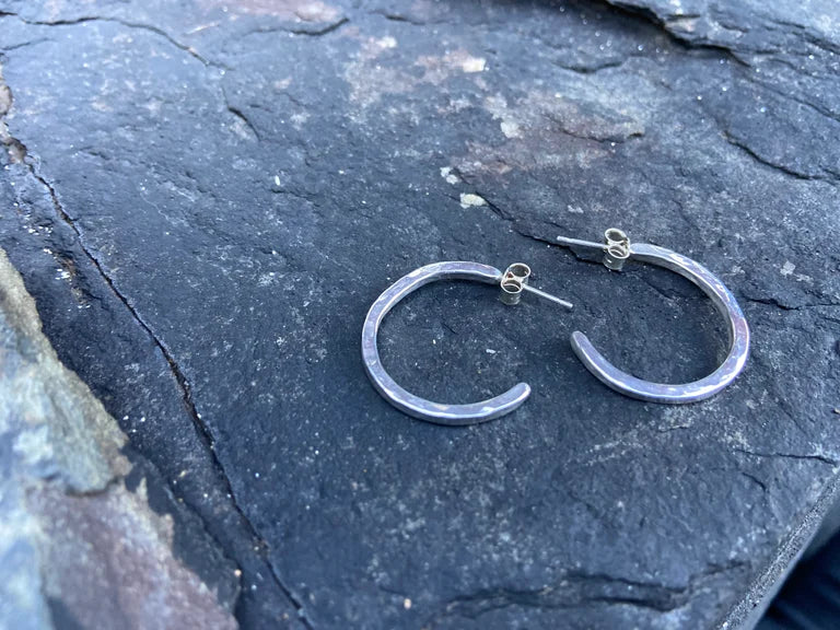 Dalr Hammered Hoops - Large