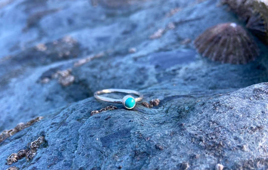 Ocean Drop Turquoise Ring