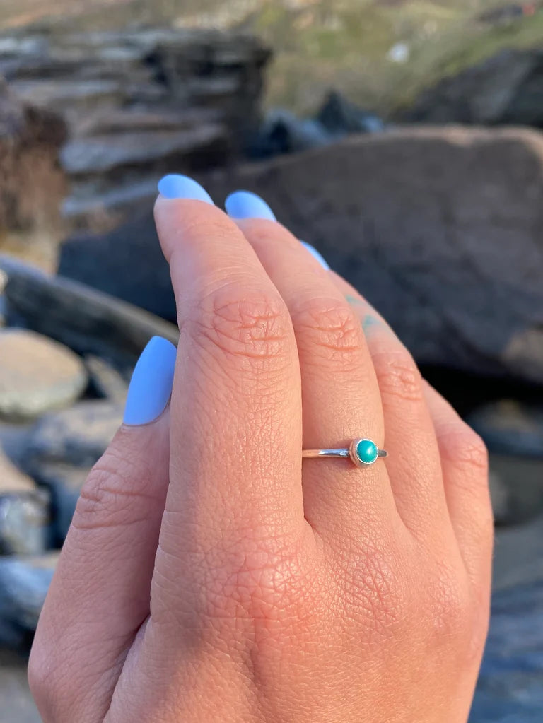 Ocean Drop Turquoise Ring