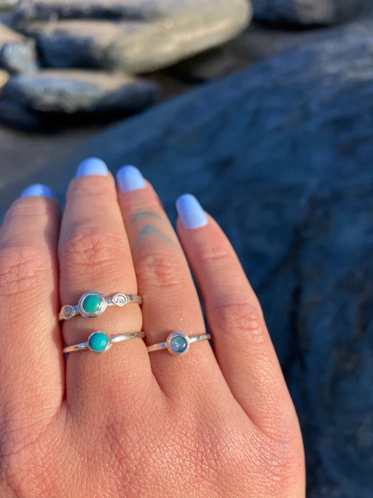 Ocean Drop Turquoise Ring