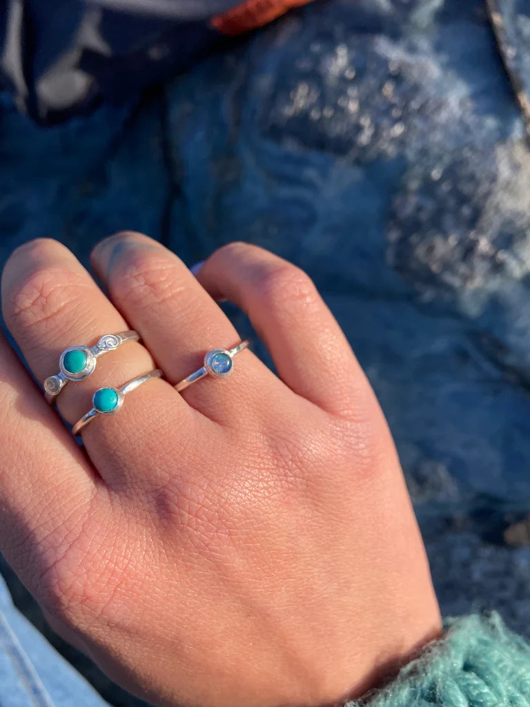 Opal Oceans Ring