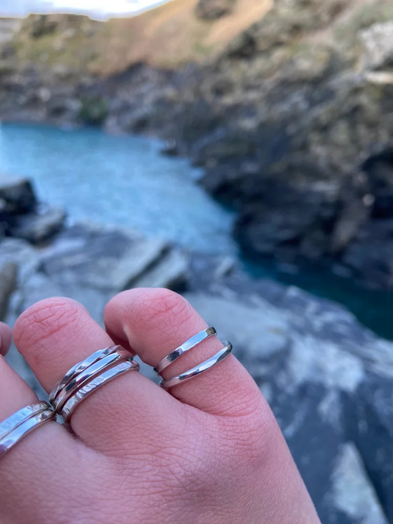 Hammered Stacking Ring