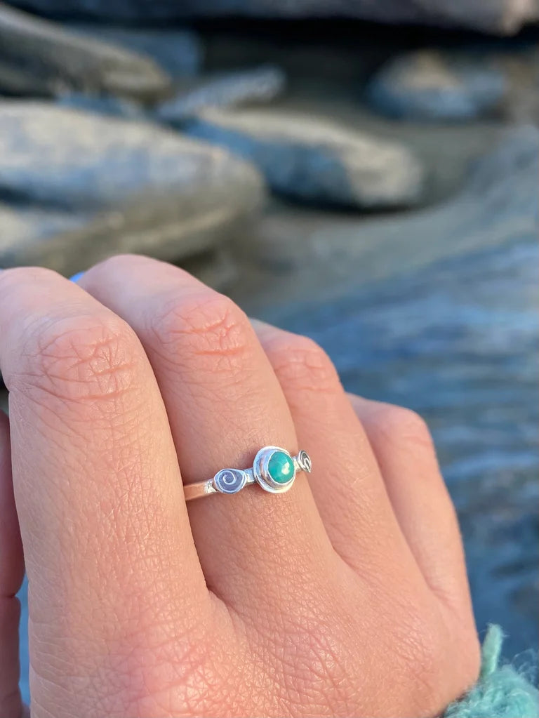 Turquoise Torc Ring