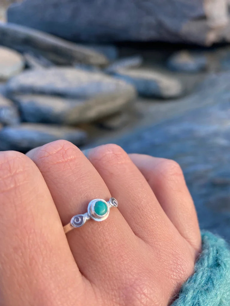 Turquoise Torc Ring